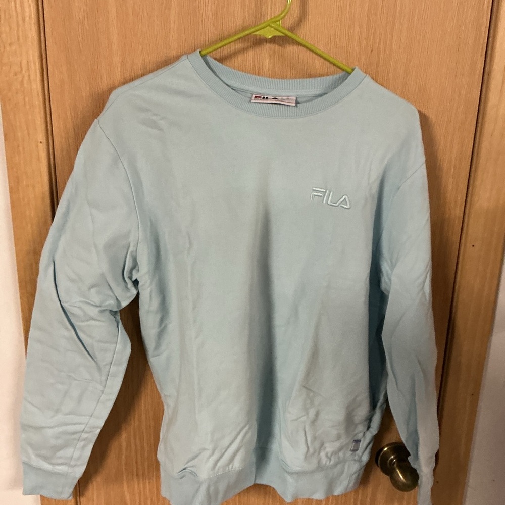 Fila Men's Sky Blue Crewneck Sweater